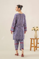 2-PC Printed Lawn Shirt & Straight Trouser SCPM3-014